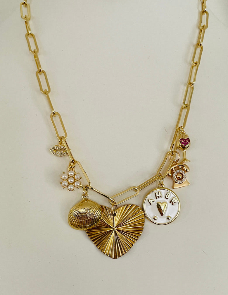 Amor Charm Necklace