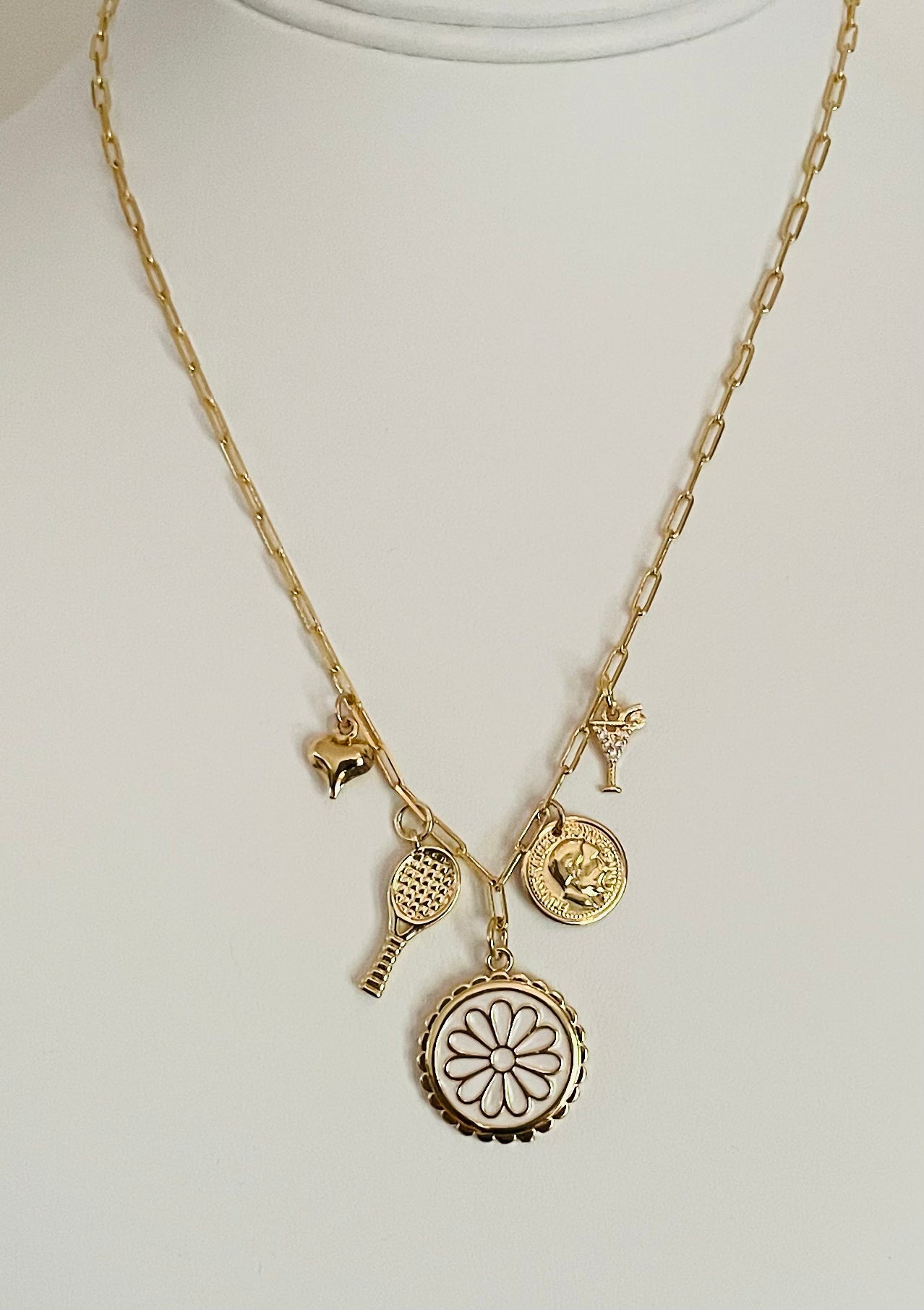 Tennis Lover Charm Necklace