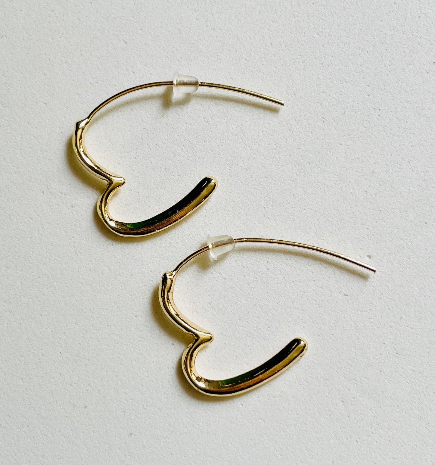 Open Heart Earrings