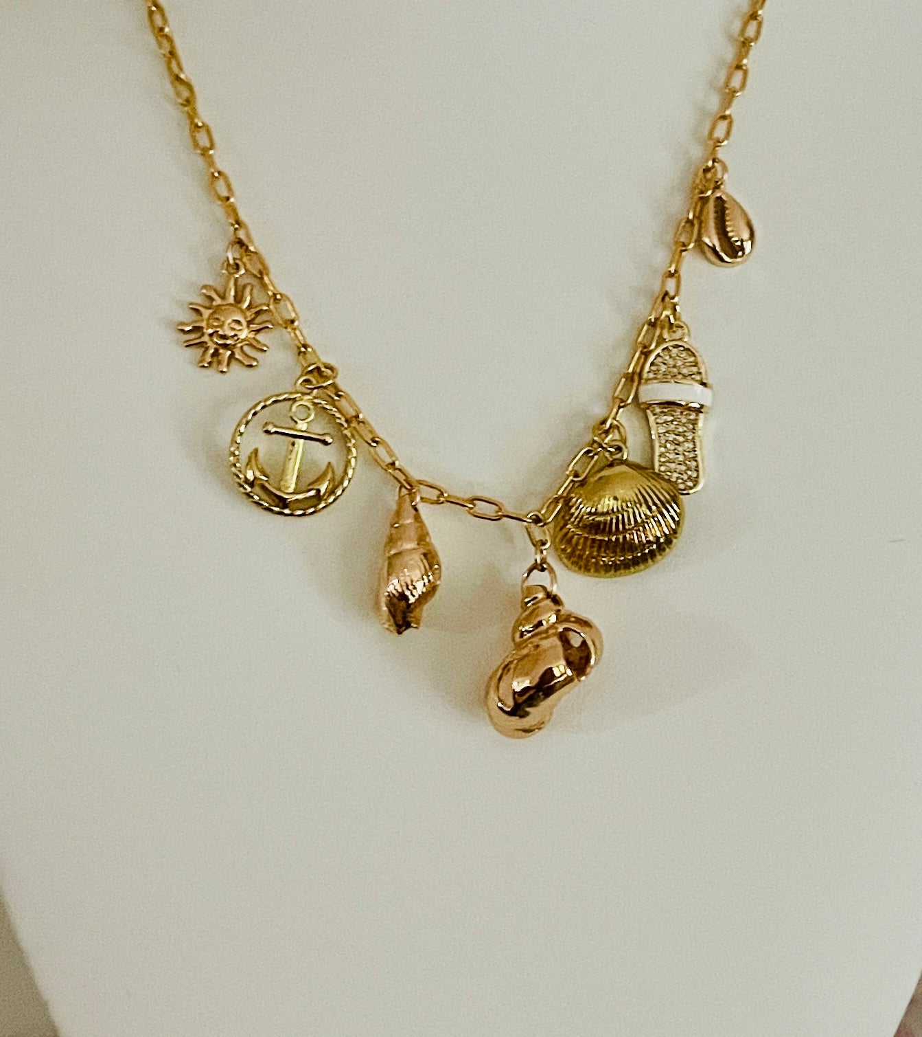 Ocean Time Charm Necklace