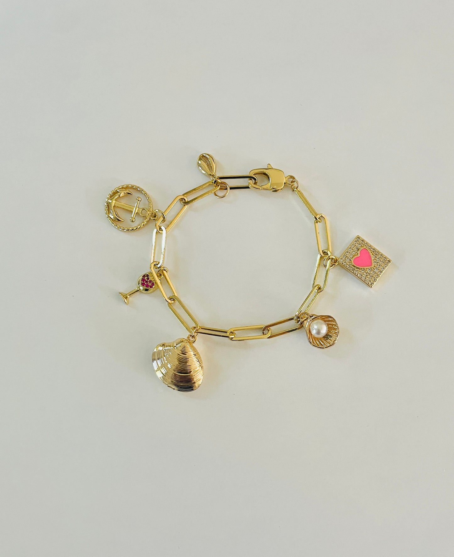 Beach Day Charm Bracelet