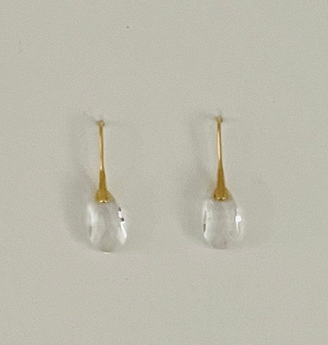 Charley Earrings - clear crystal