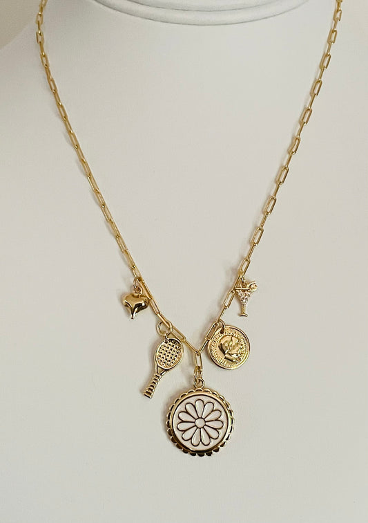 Tennis Lover Charm Necklace